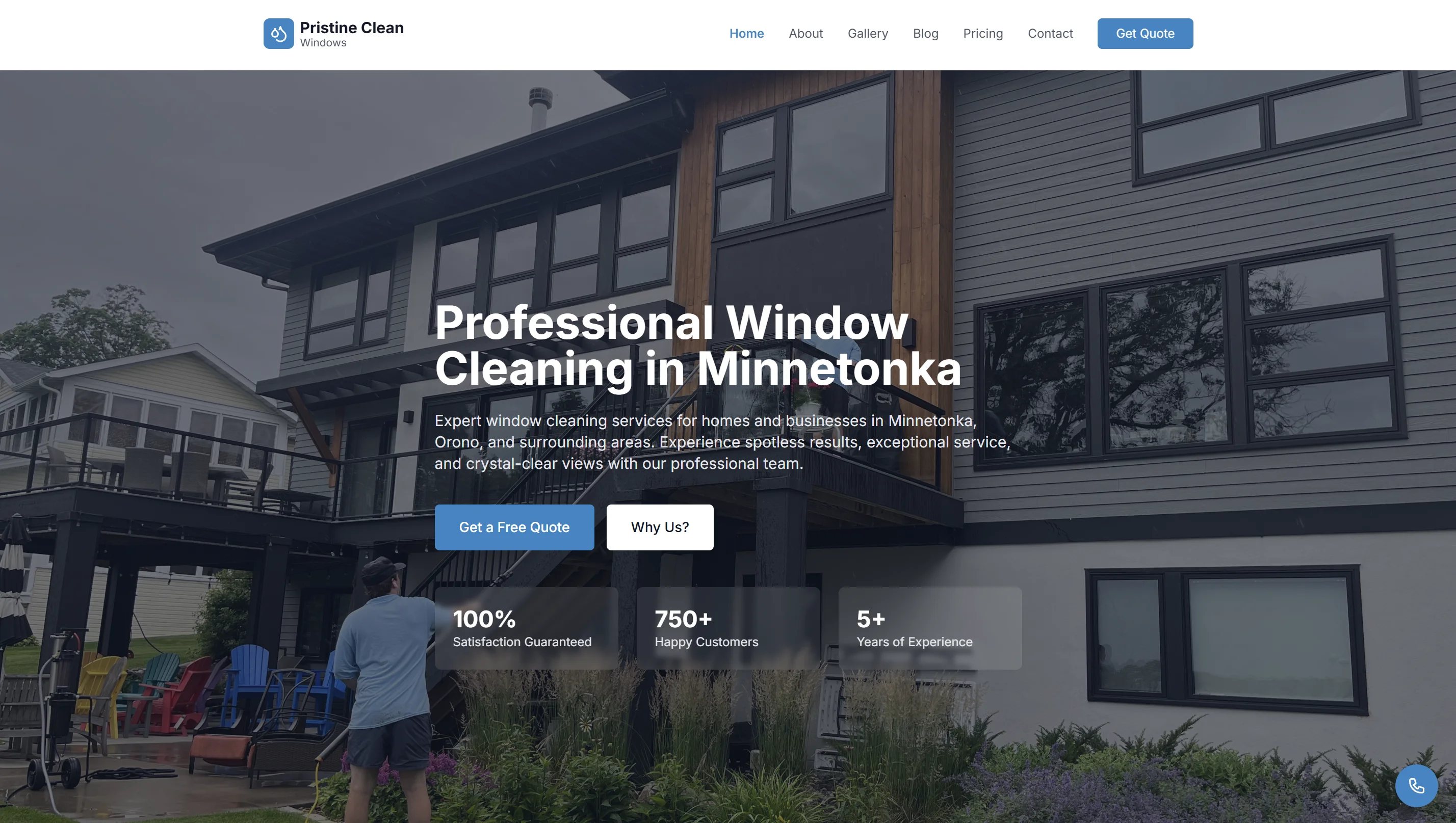 Pristine Clean - Professional business design by WebSpin Studio